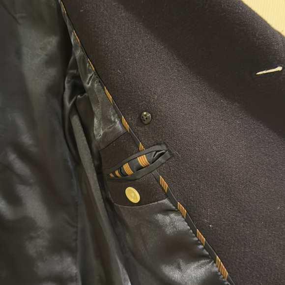 Navy Double-Breasted Peacoat - Picture 4 of 5